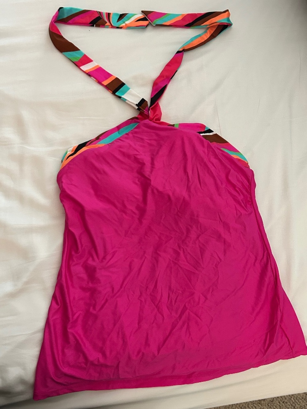 Trina Turk reversible tankini top size large